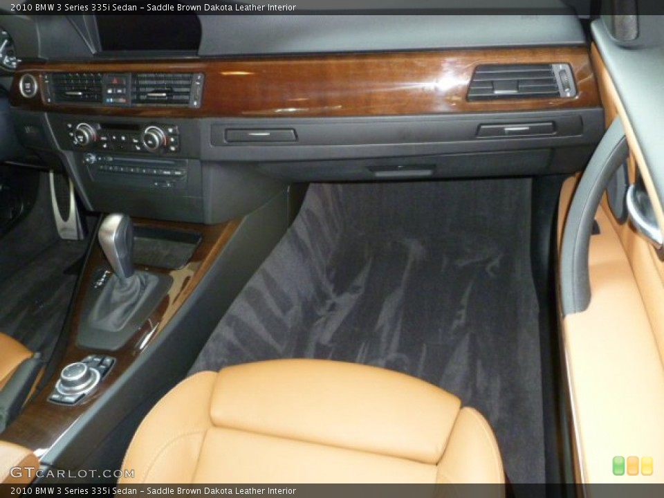 Saddle Brown Dakota Leather Interior Dashboard for the 2010 BMW 3 Series 335i Sedan #51435957