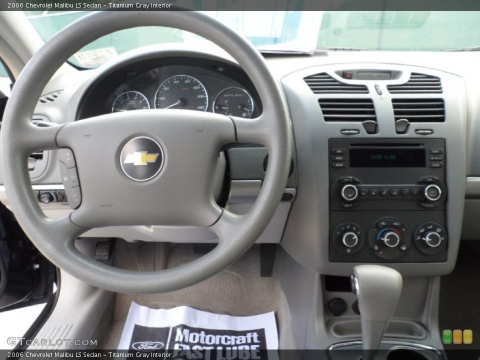 Titanium Gray Interior Dashboard for the 2006 Chevrolet Malibu LS Sedan #51436641