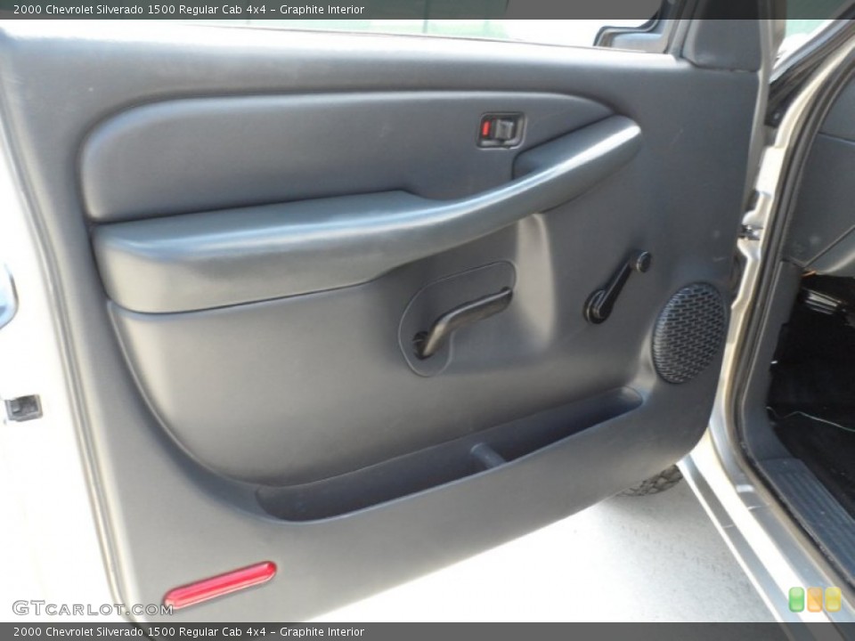 Graphite Interior Door Panel for the 2000 Chevrolet Silverado 1500 Regular Cab 4x4 #51438615