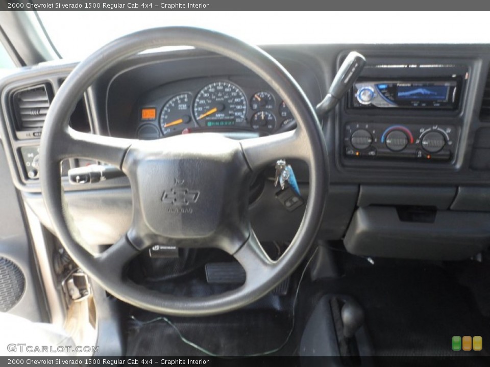 Graphite Interior Dashboard for the 2000 Chevrolet Silverado 1500 Regular Cab 4x4 #51438657