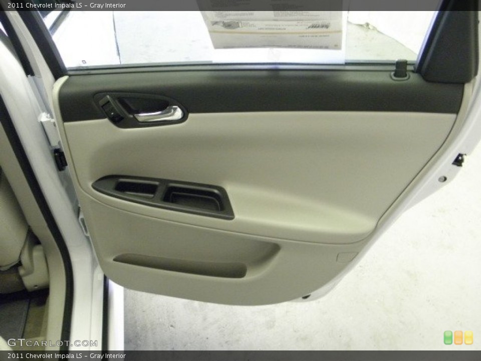 Gray Interior Door Panel for the 2011 Chevrolet Impala LS #51439572