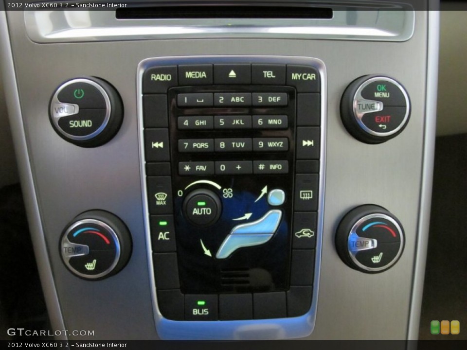 Sandstone Interior Controls for the 2012 Volvo XC60 3.2 #51439806