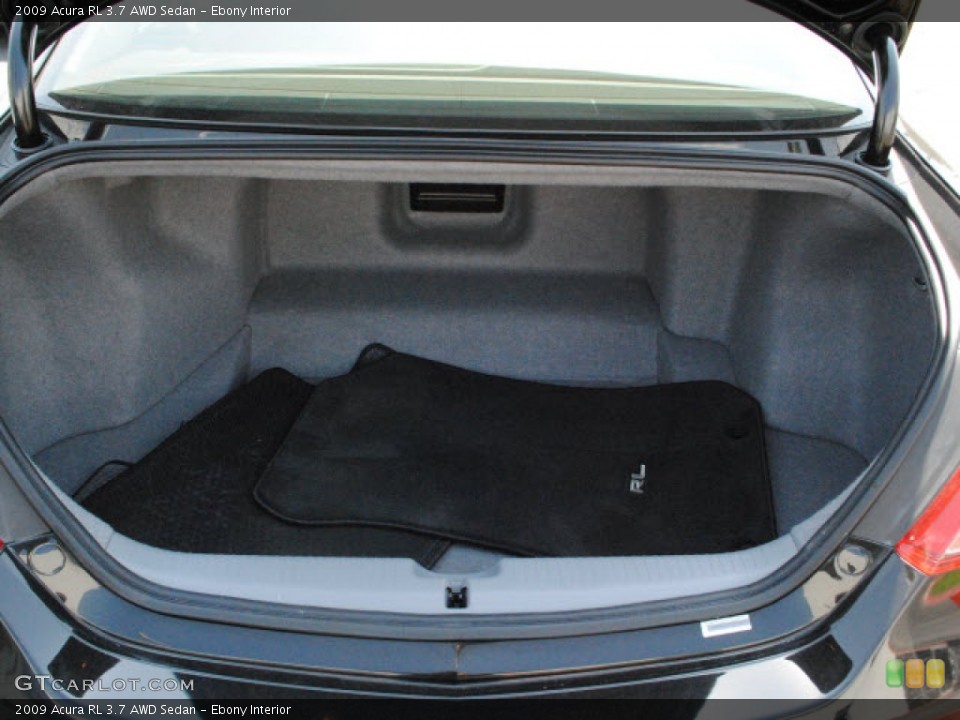 Ebony Interior Trunk for the 2009 Acura RL 3.7 AWD Sedan #51439899