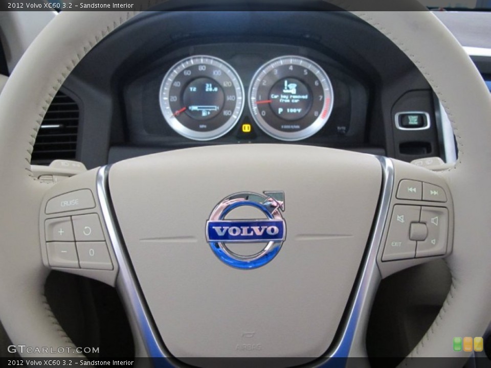 Sandstone Interior Steering Wheel for the 2012 Volvo XC60 3.2 #51440319