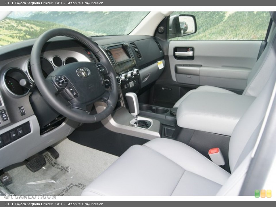 Graphite Gray Interior Photo for the 2011 Toyota Sequoia Limited 4WD #51442488