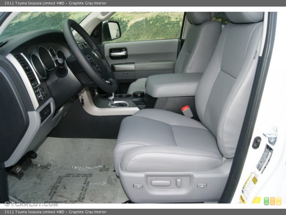 Graphite Gray Interior Photo for the 2011 Toyota Sequoia Limited 4WD #51442503