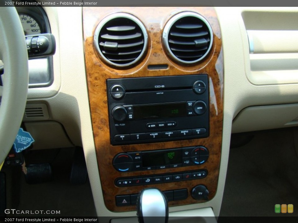 Pebble Beige Interior Controls for the 2007 Ford Freestyle Limited #51445029