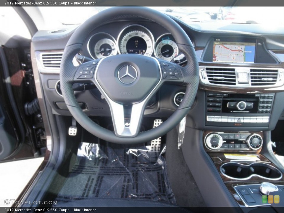 Black Interior Dashboard for the 2012 Mercedes-Benz CLS 550 Coupe #51448588