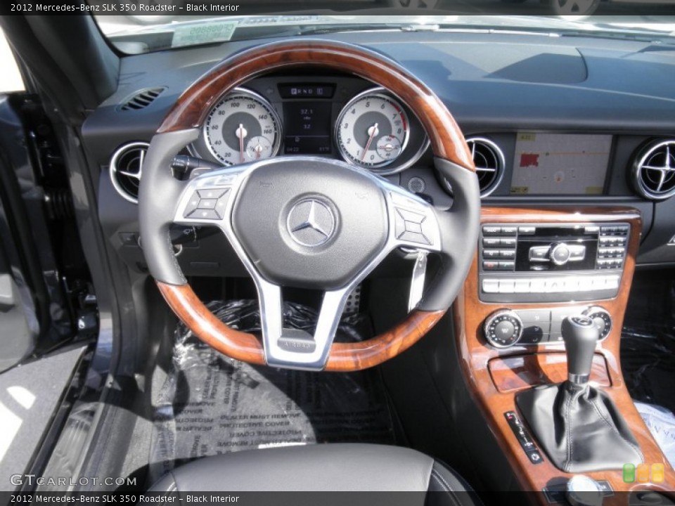 Black Interior Dashboard for the 2012 Mercedes-Benz SLK 350 Roadster #51448737