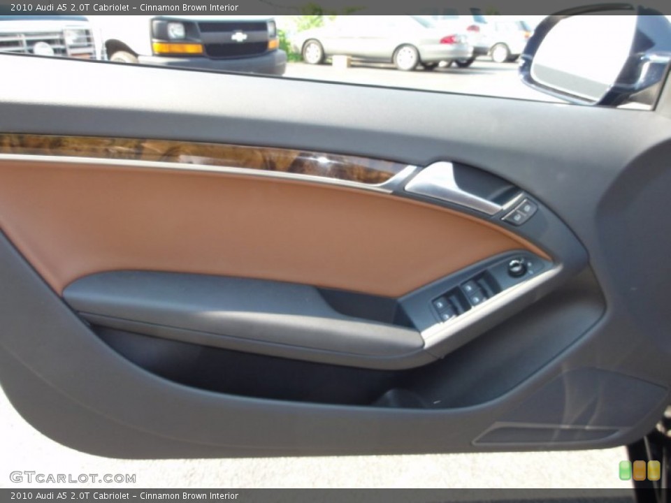 Cinnamon Brown Interior Door Panel for the 2010 Audi A5 2.0T Cabriolet #51449589