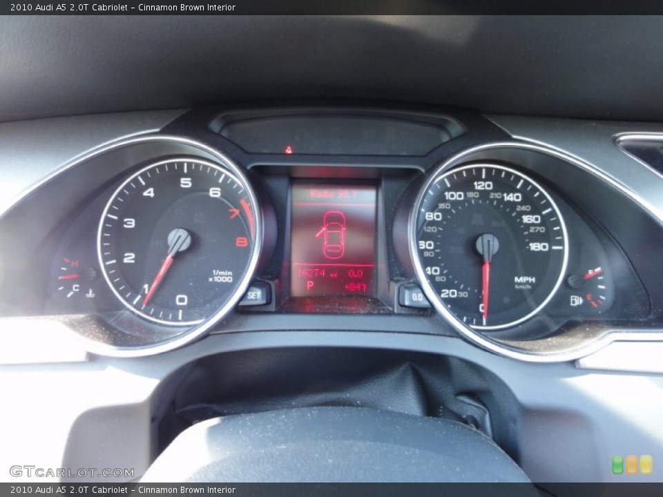 Cinnamon Brown Interior Gauges for the 2010 Audi A5 2.0T Cabriolet #51449934