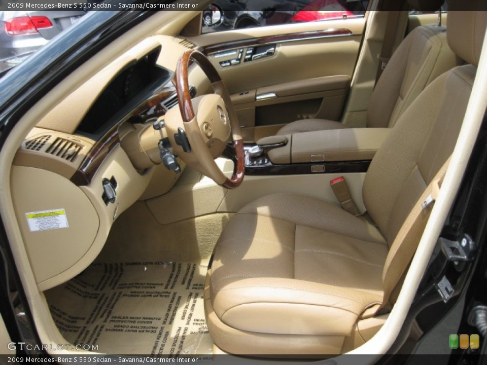 Savanna/Cashmere Interior Photo for the 2009 Mercedes-Benz S 550 Sedan #51449967
