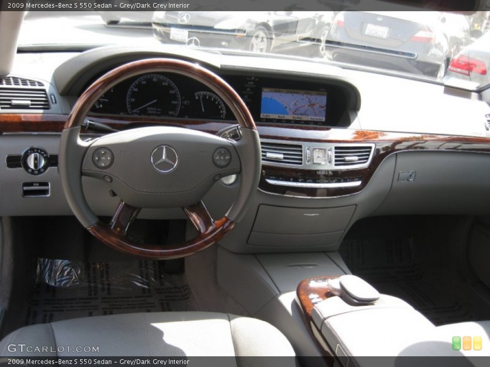 Grey/Dark Grey Interior Dashboard for the 2009 Mercedes-Benz S 550 Sedan #51451125