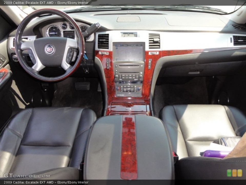 Ebony/Ebony Interior Dashboard for the 2009 Cadillac Escalade EXT AWD #51451236