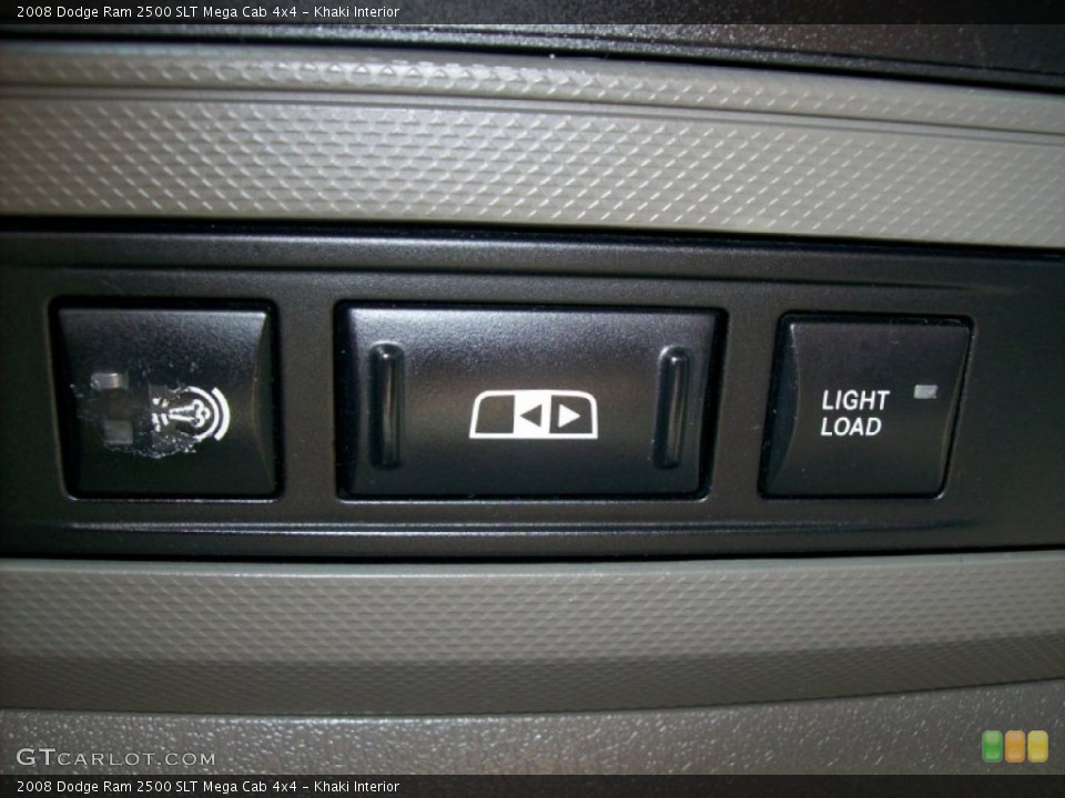 Khaki Interior Controls for the 2008 Dodge Ram 2500 SLT Mega Cab 4x4 #51452664