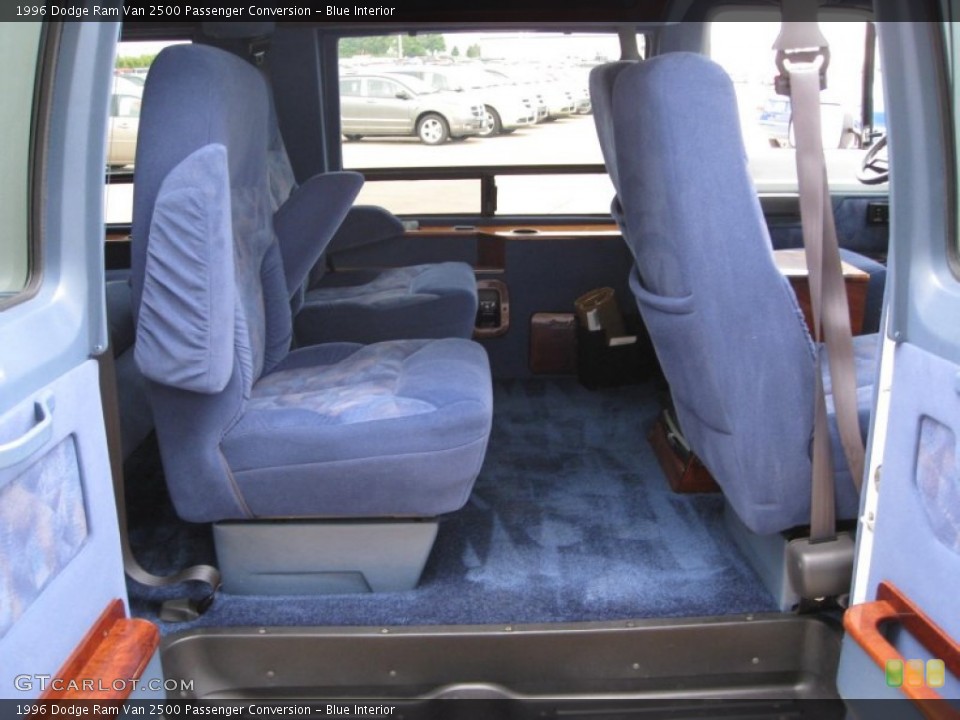 Blue Interior Photo for the 1996 Dodge Ram Van 2500 Passenger Conversion #51455775