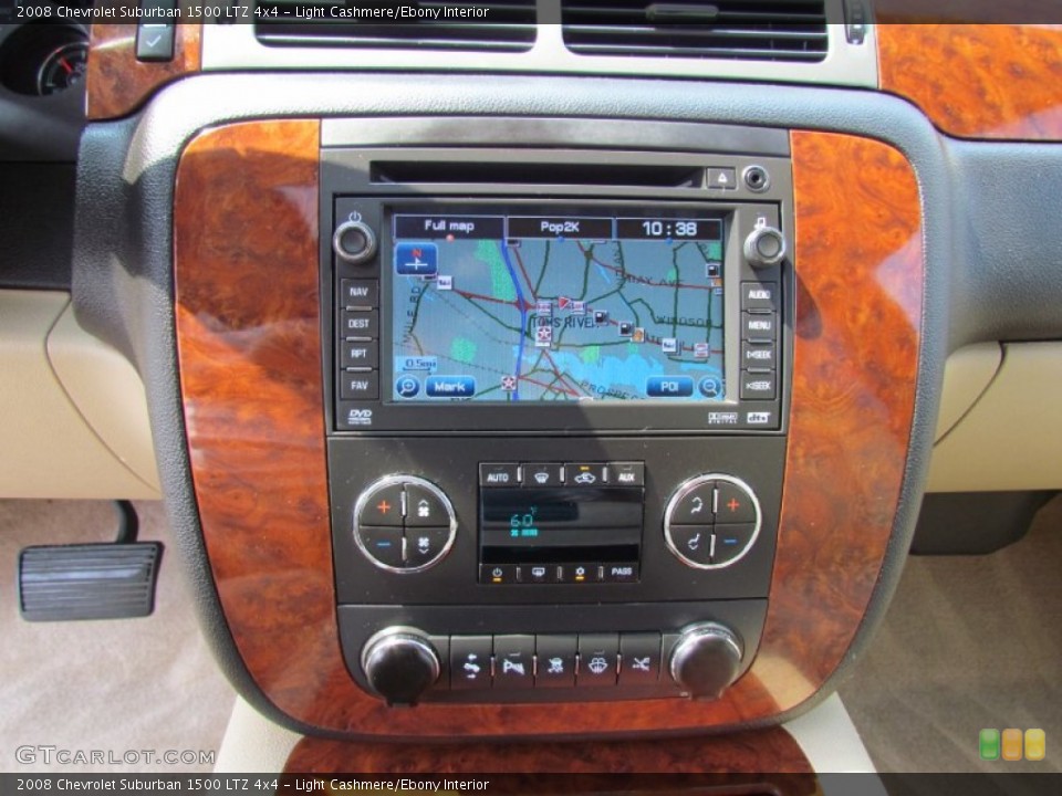 Light Cashmere/Ebony Interior Navigation for the 2008 Chevrolet Suburban 1500 LTZ 4x4 #51455970