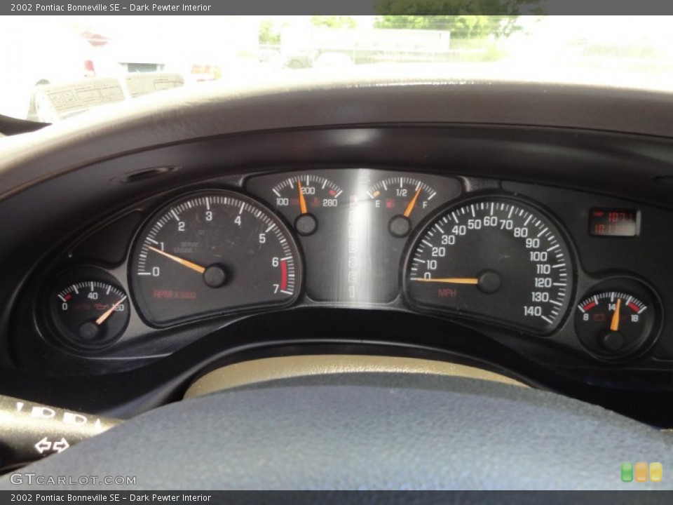 Dark Pewter Interior Gauges for the 2002 Pontiac Bonneville SE #51456057