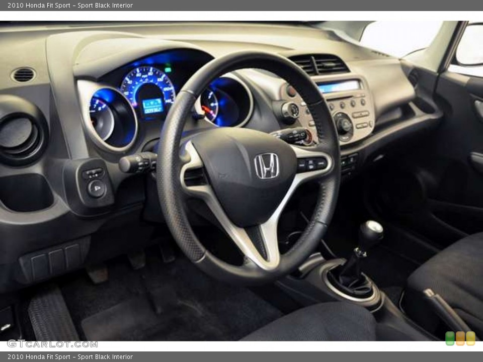 Sport Black Interior Dashboard for the 2010 Honda Fit Sport #51457759