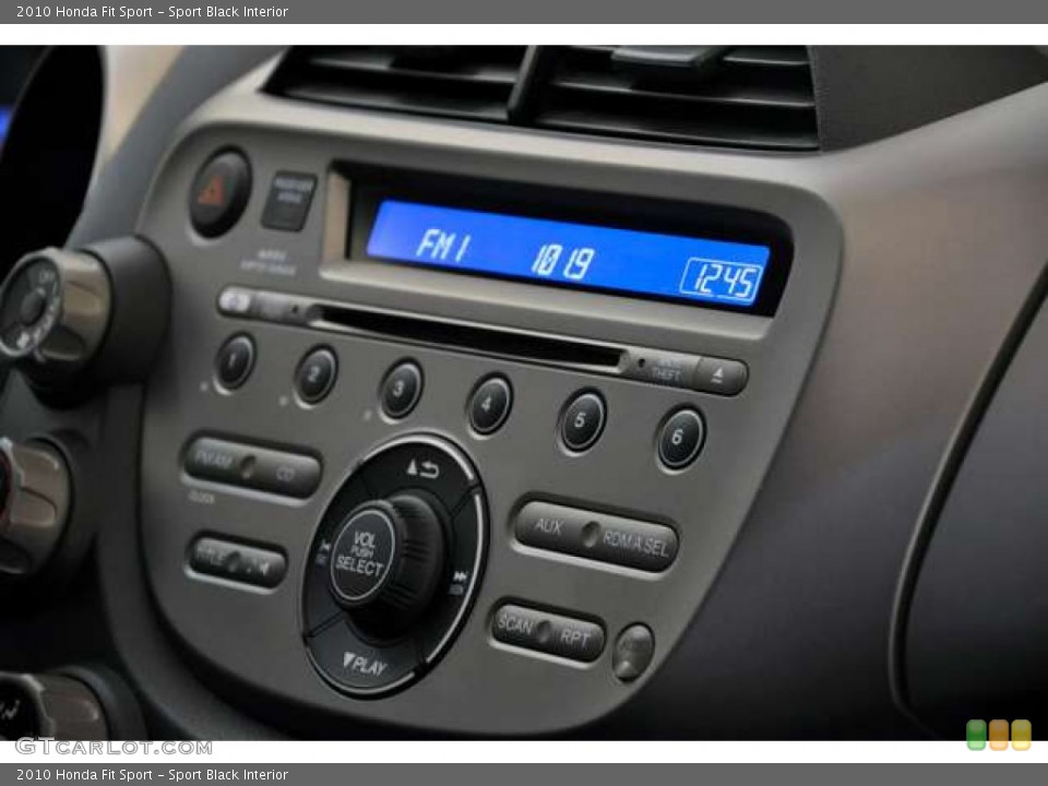 Sport Black Interior Controls for the 2010 Honda Fit Sport #51457830