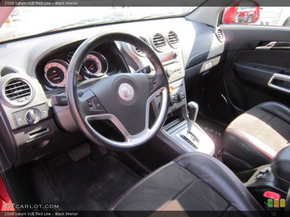 Black Interior Photo for the 2008 Saturn VUE Red Line #51459090