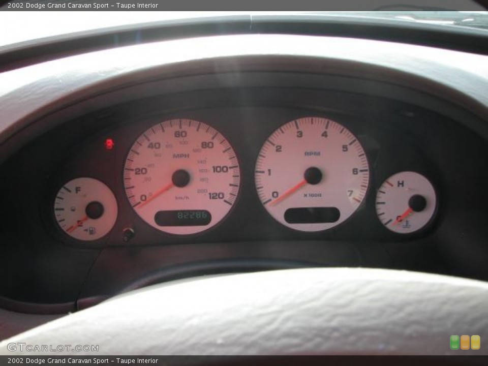 Taupe Interior Gauges for the 2002 Dodge Grand Caravan Sport #51460023