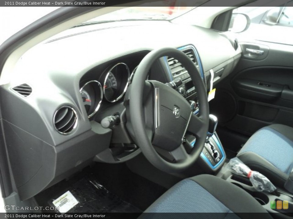 Dark Slate Gray/Blue 2011 Dodge Caliber Interiors