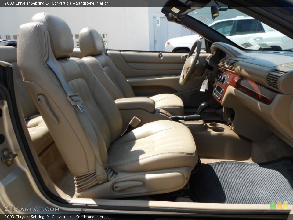 Sandstone Interior Photo for the 2003 Chrysler Sebring LXi Convertible #51462771