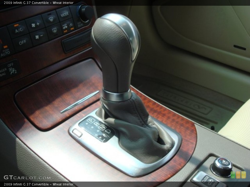 Wheat Interior Transmission for the 2009 Infiniti G 37 Convertible #51463035