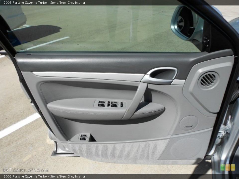 Stone/Steel Grey Interior Door Panel for the 2005 Porsche Cayenne Turbo #51463119