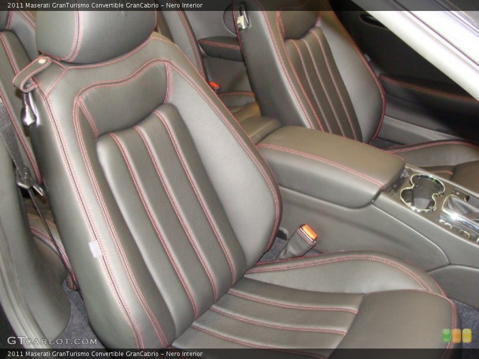 Nero Interior Photo for the 2011 Maserati GranTurismo Convertible GranCabrio #51465249