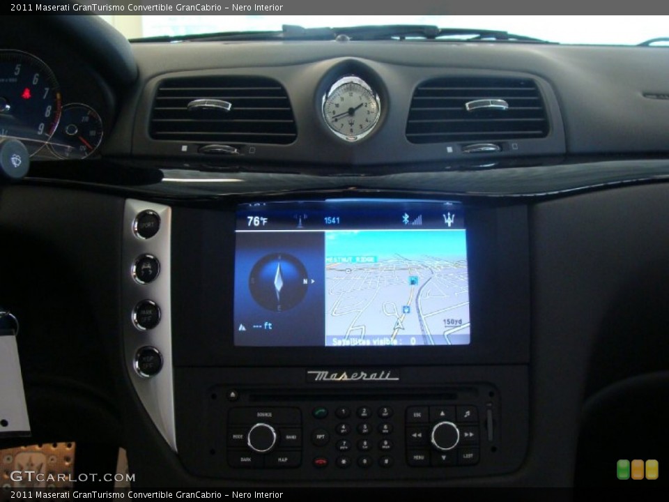 Nero Interior Navigation for the 2011 Maserati GranTurismo Convertible GranCabrio #51465393