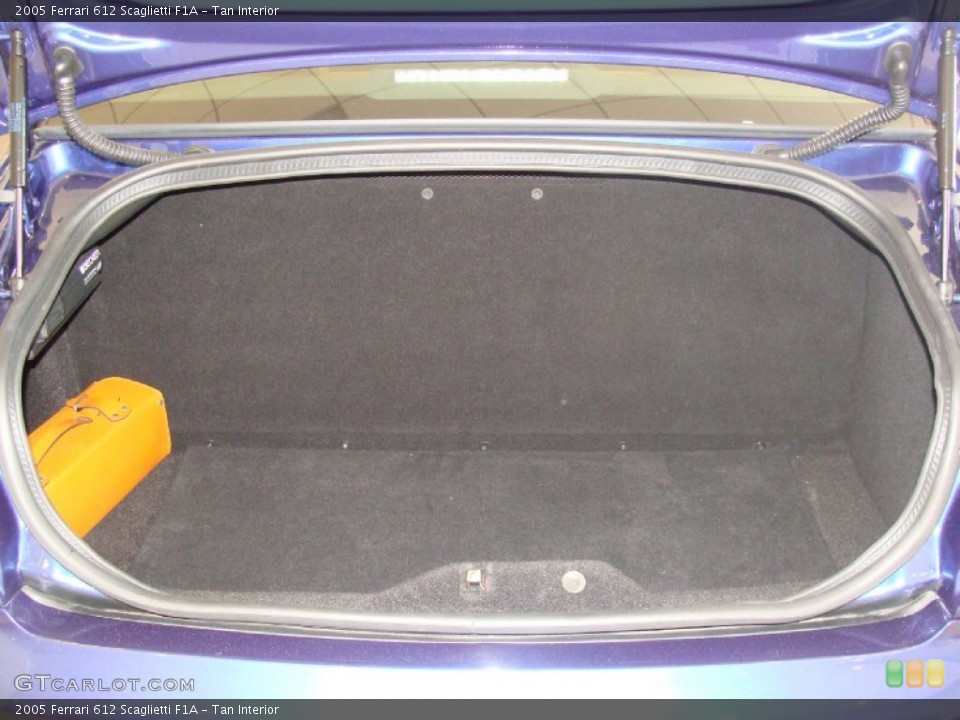 Tan Interior Trunk for the 2005 Ferrari 612 Scaglietti F1A #51466251