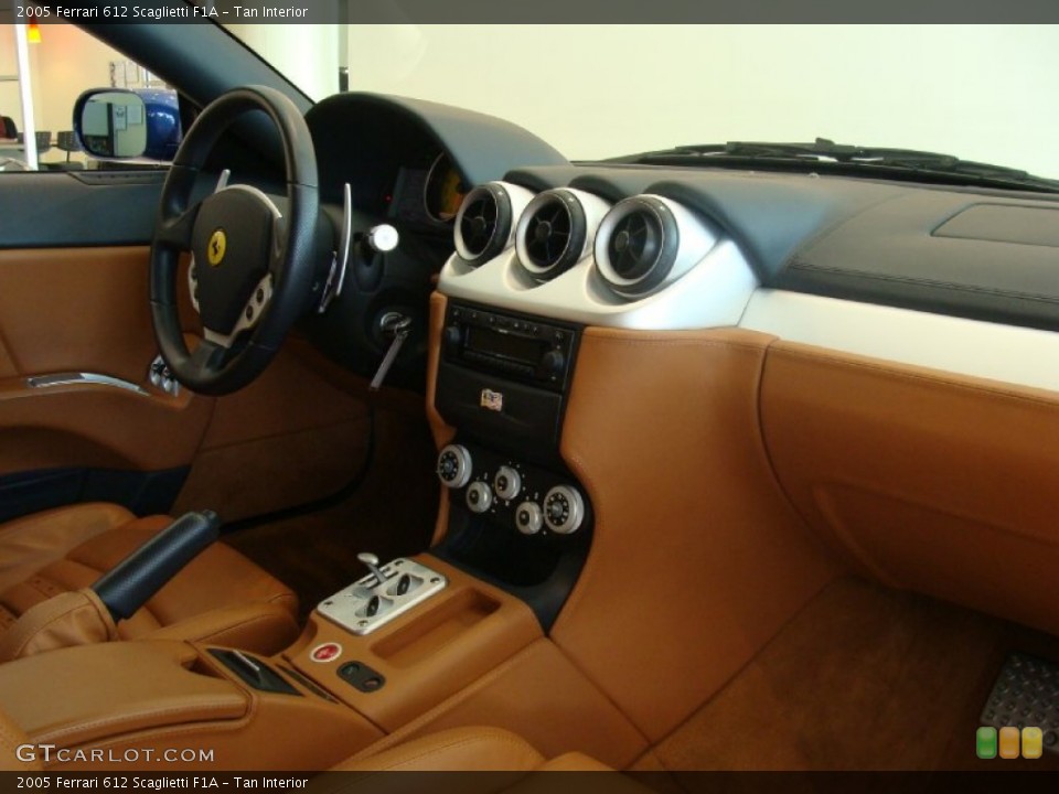 Tan Interior Dashboard for the 2005 Ferrari 612 Scaglietti F1A #51466368