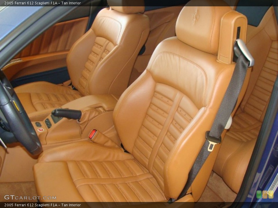 Tan 2005 Ferrari 612 Scaglietti Interiors