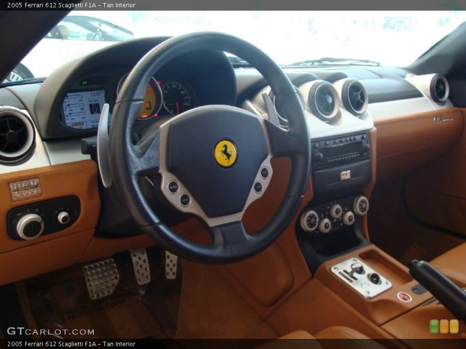 Tan Interior Dashboard for the 2005 Ferrari 612 Scaglietti F1A #51466443
