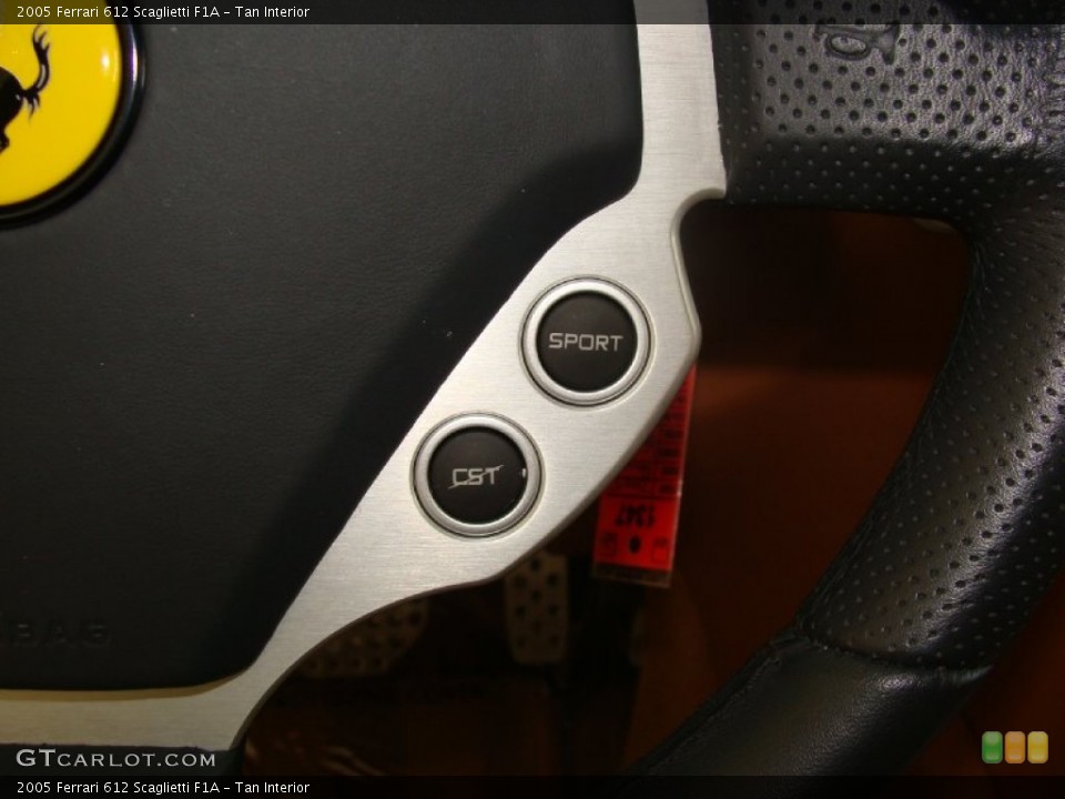Tan Interior Controls for the 2005 Ferrari 612 Scaglietti F1A #51466521