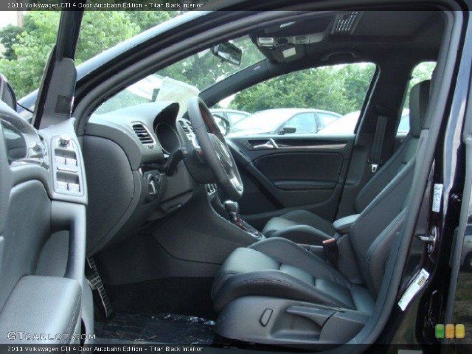 Titan Black Interior Photo for the 2011 Volkswagen GTI 4 Door Autobahn Edition #51466674