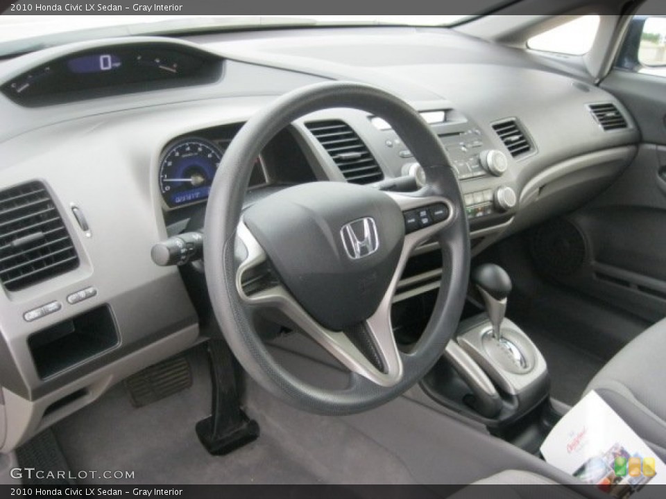 Gray Interior Dashboard for the 2010 Honda Civic LX Sedan #51468513