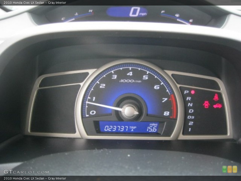 Gray Interior Gauges for the 2010 Honda Civic LX Sedan #51468543