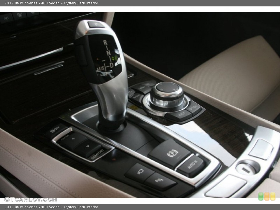 Oyster/Black Interior Transmission for the 2012 BMW 7 Series 740Li Sedan #51470829