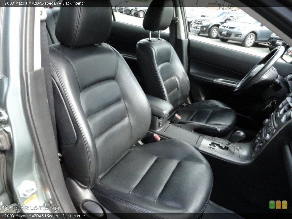 Black Interior Photo for the 2003 Mazda MAZDA6 i Sedan #51471243
