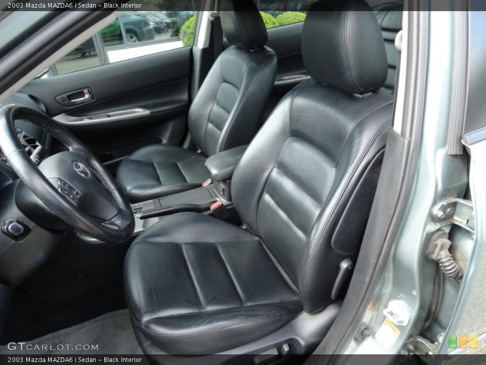 Black Interior Photo for the 2003 Mazda MAZDA6 i Sedan #51471312