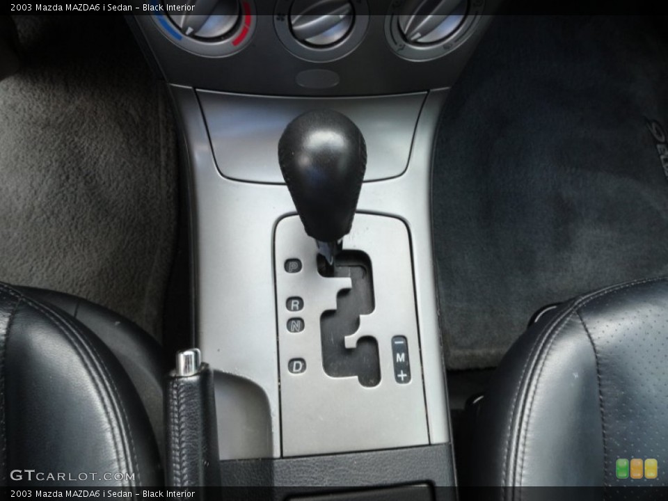 Black Interior Transmission for the 2003 Mazda MAZDA6 i Sedan #51471411