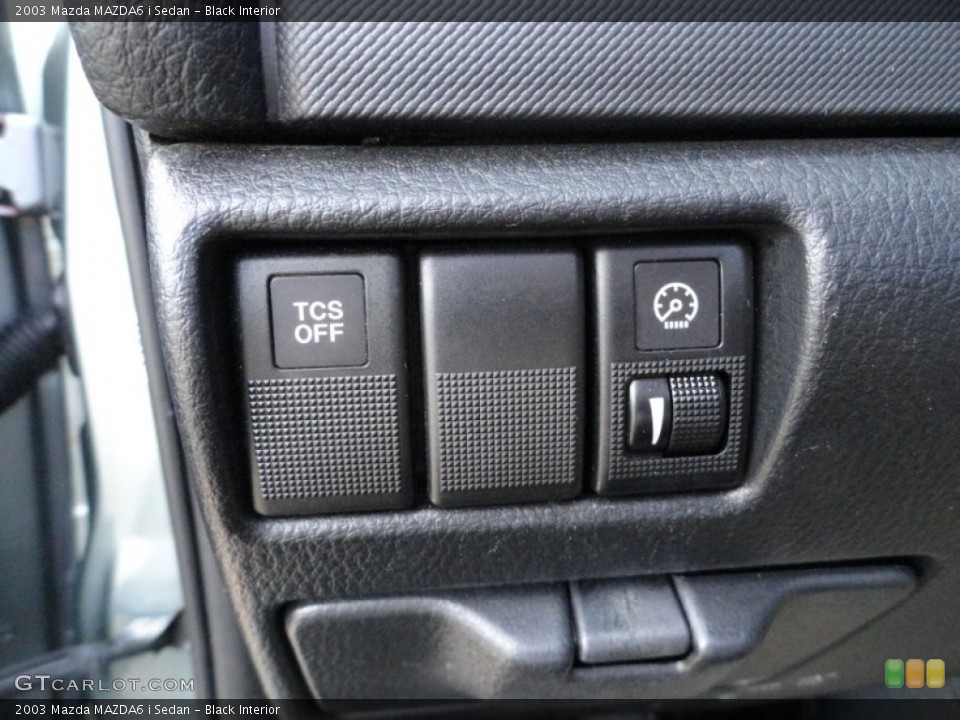 Black Interior Controls for the 2003 Mazda MAZDA6 i Sedan #51471420