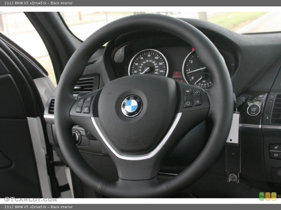 Black Interior Steering Wheel for the 2012 BMW X5 xDrive50i #51472500
