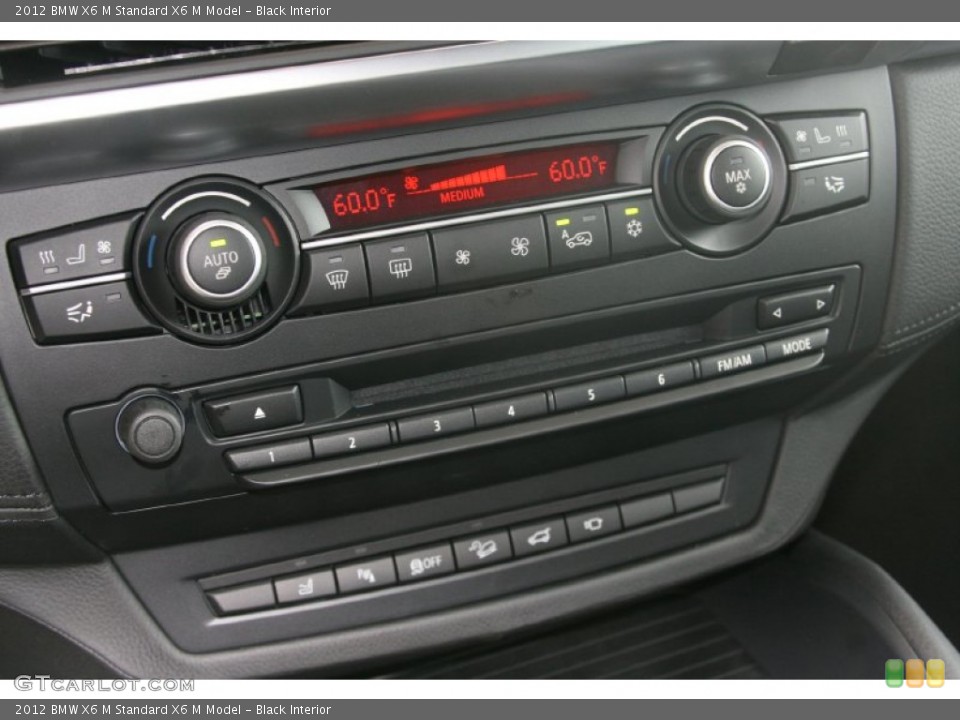 Black Interior Controls for the 2012 BMW X6 M  #51473292