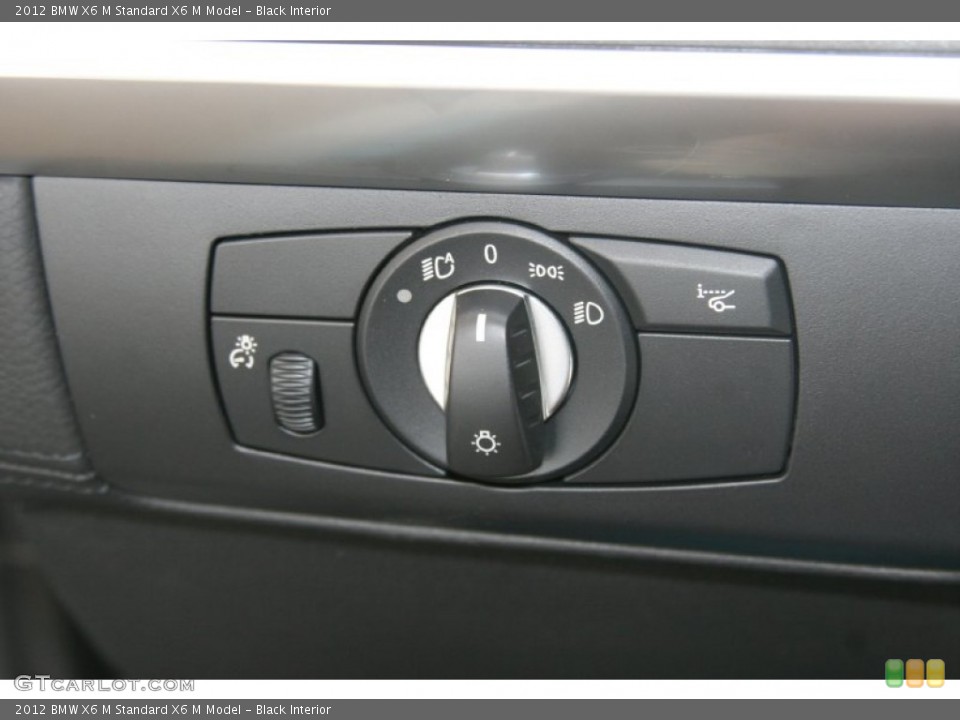 Black Interior Controls for the 2012 BMW X6 M  #51473349