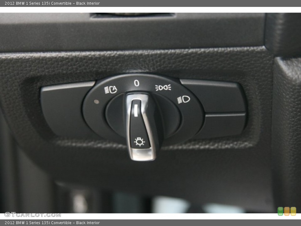 Black Interior Controls for the 2012 BMW 1 Series 135i Convertible #51473559