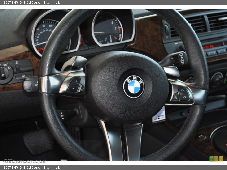 Black Interior Steering Wheel for the 2007 BMW Z4 3.0si Coupe #51474936